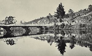 Huonville Bridge c1910s (11279781193) (cropped)