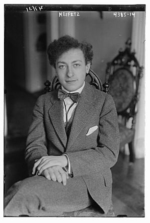 Jascha Heifetz in 1917