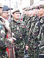 Kirklees Mayor, Cllr Karam Hussain & Lt Col Andy Pullan Inspect Yorkshire Regiment Soldiers, 25 Oct, 2008