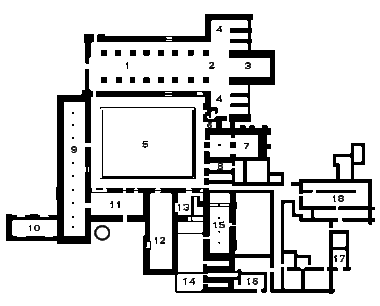 Kirkstall Abbey ground plan