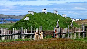 L'Anse aux Meadows, recreated long house