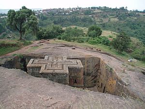 Lalibela Église Bet Giyorgis