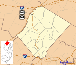 Sunrise Mountain is located in Sussex County, New Jersey