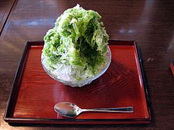 Macha kakigori snow cone.jpg