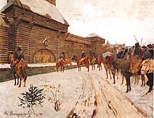 Mongols at the walls of Vladimir 1238 Vassily Maximov
