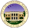 Official seal of Parsons, Kansas