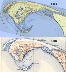 Provincetown before after railroad