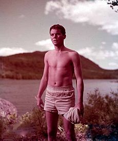 Russ Tamblyn on Peyton Place set