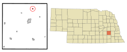 Location of Bee, Nebraska