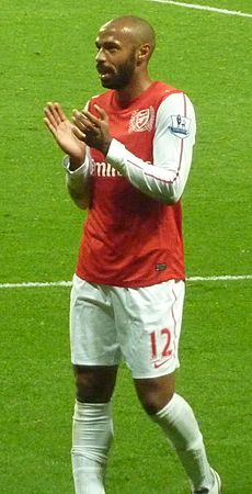 Thierry Henry applauding 2012