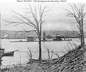 USS Onondaga James River