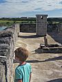 View of the roof of Fort Matanzas