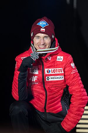 20190302 FIS NWSC Seefeld Medal Ceremony Kamil Stoch 850 6745