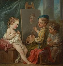 Charles-André van Loo, Painting