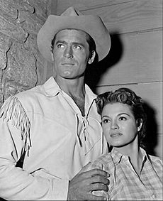 Clint Walker Angie Dickinson Cheyenne 1957