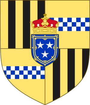 Coat of Arms of John Murray, 1st Duke of Atholl