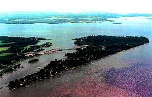 Cobb island md aerial