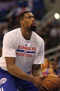 DeAndre Jordan warmup 20131118 Clippers v Grizzles.jpg