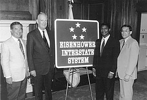 Eisenhower Interstate System sign