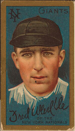 Fred Merkle baseball card