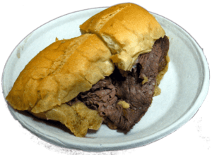 French-dip-sandwich