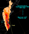 Gloria 1985 rainfall