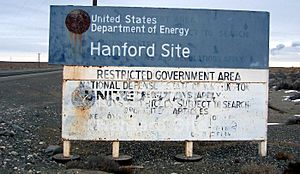 Hanford Site sign