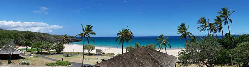 Hapuna beach panorama