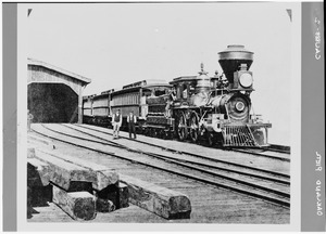 Historic American Buildings Survey Southern Pacific Railroad Coll. Photographs of 1869 Oakland Point Pier - Before Construction of Long Wharf - Southern Pacific Mole and Pier, HABS CAL,1-OAK,1-1