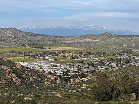 Homeland, California viewed from Double Butte