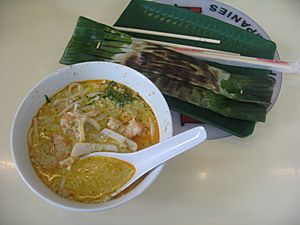 Katong laksa and otah