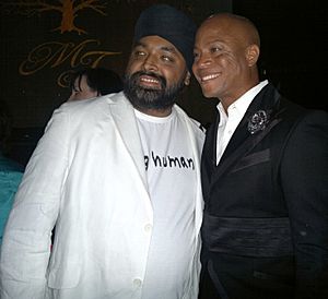 Madhu Singh and Travis Payne 2012.jpg