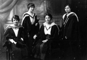 Margaret Barrington, TCD graduation, 1918