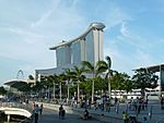 Marina Bay Sands and marine area