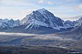 Mount Temple in winter