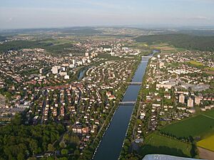 Nidau vue aerienne