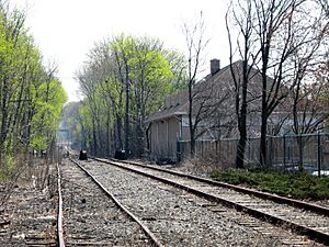 Nutley RR station closed jeh