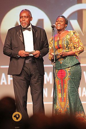 Olu Jacobs and Joke Silva