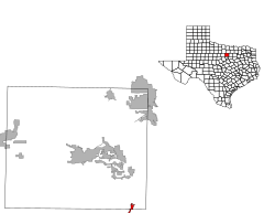 Location of Cresson in Parker County