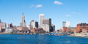 Providence Rhode Island skyline 2017