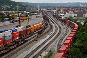 Railyard behind the Cincinnati Union Terminal (11259266795)