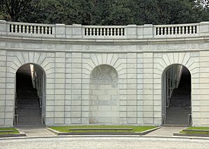 Women in Military Service for America Memorial - access stairs - 2011