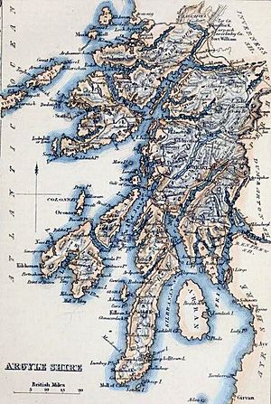 ARGYLESHIRE map