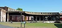 Central of Georgia Railroad roundhouse, Savannah, GA, US