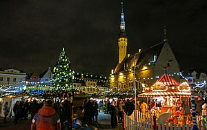 Christmas market in Tallinn