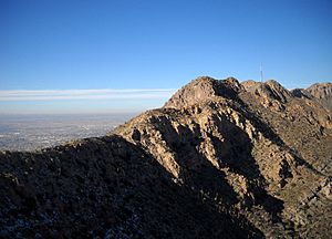 Franklin Moutains from Ranger Peak