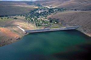 Heppner Oregon aerial view