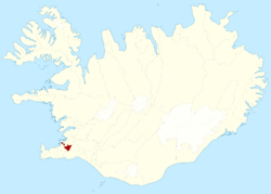 Location of Kópavogur