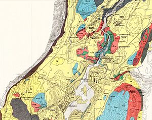 Metaline District geologic map