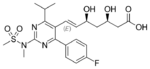 Rosuvastatin structure.svg